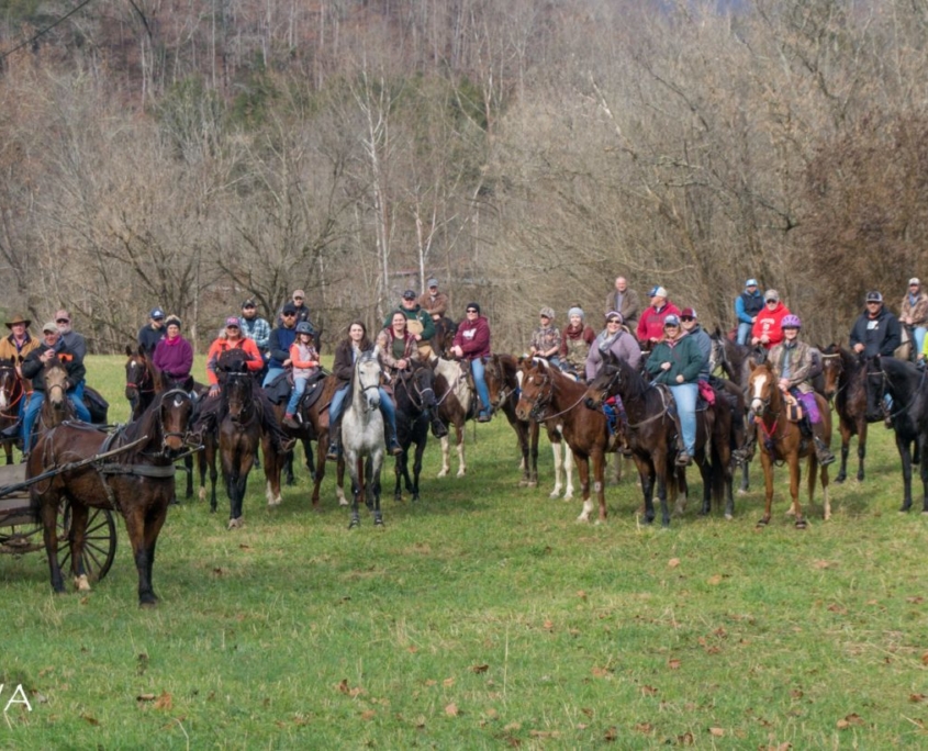 Trail riding along the Clinch River