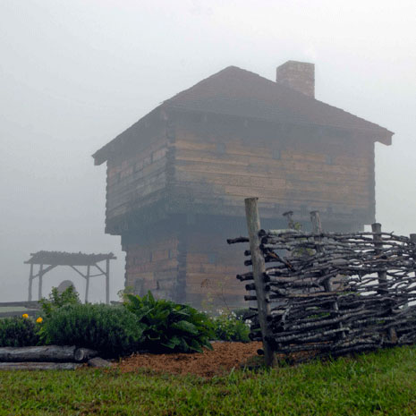 Blockhouse-in-Fog Blockhouse in the fog