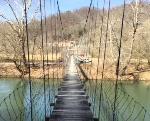 Clinchport Swinging Bridge