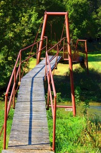 Private Swinging Bridge