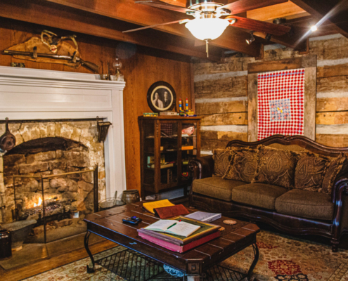 Parlor of Fulkerson Hilton Home