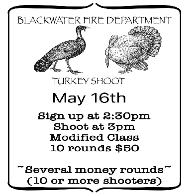 Blackwater Fire Department Turkey Shoot