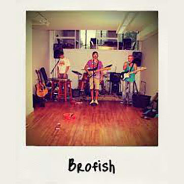 brocish The Brofish, a band that performed in gate City, in a room with their instruments