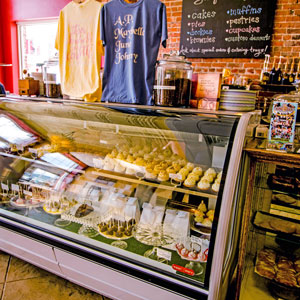 Family bakery display case