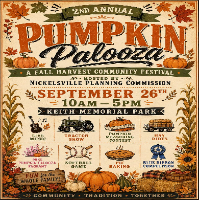 2026 Pumpkin Palooza, Nickelsville, VA