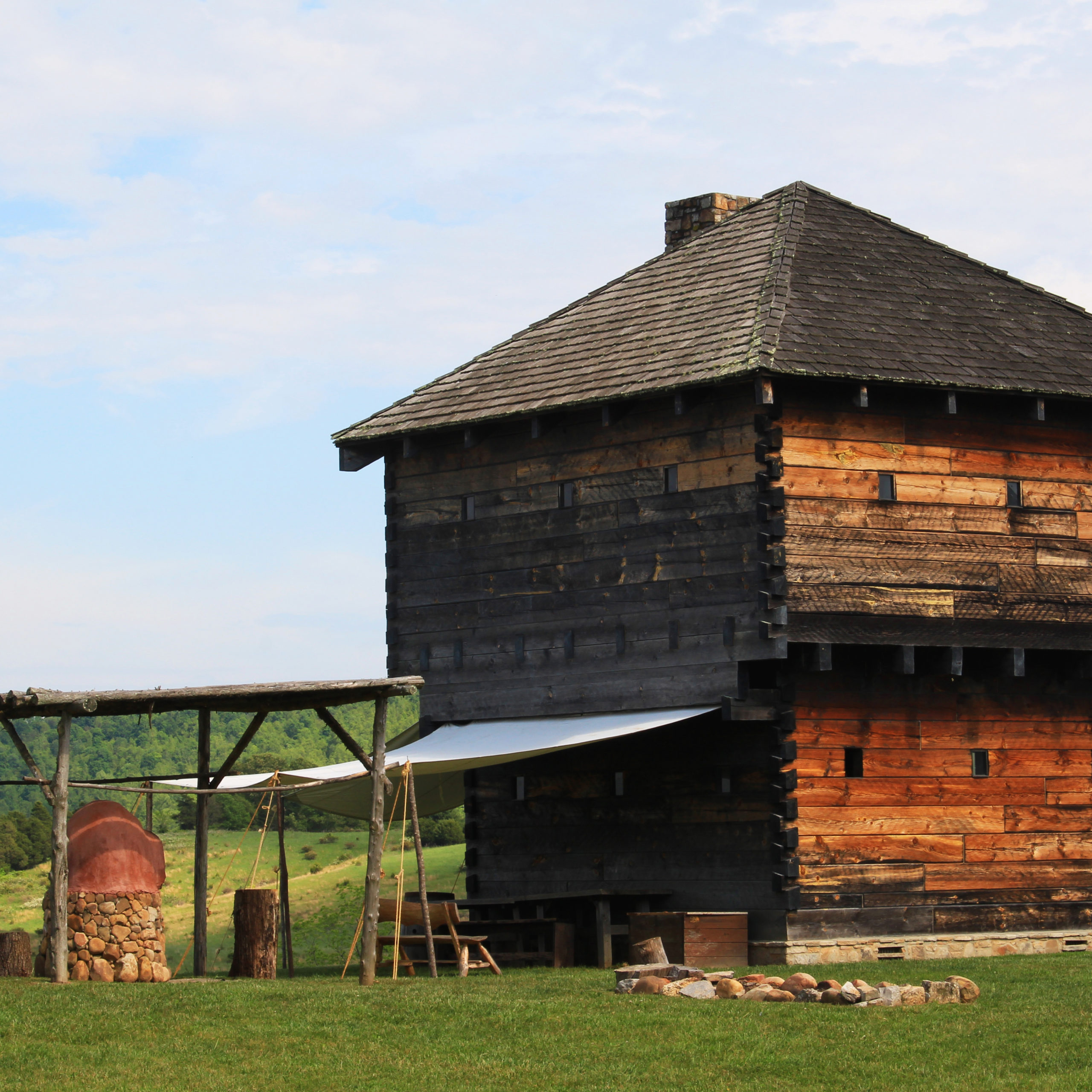 resized blockhouse 3jpg Wilderness Road Blockhouse