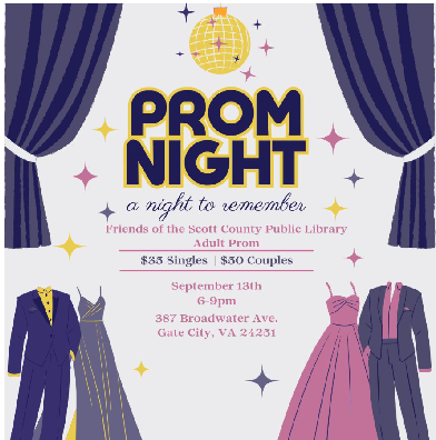 Friends of Scott County Public Library Adult Prom.