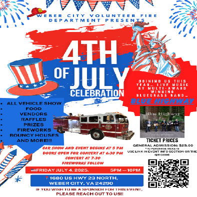 Weber City, VA July 4th